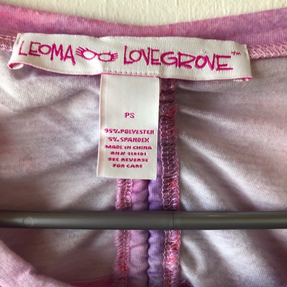 LEOMA LOVEGROVE Womens Graphic Art Studded T-Shirt Size Petite Small - Picture 5 of 12